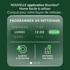 iRobot - Station de vidage automatique pour robot Roomba 105-2X frotté plus profondément (Lorsque la fonction SmartScrub est activée, par rapport au mode Vadrouille standard pour les normes CEI pour le café). Les planchers sont parfaitement nettoyés grâce à notre vadrouille intégrée dotée d’une micropompe qui contrôle le débit d’eau et veille à ce que la lingette reste humide uniformément pendant le nettoyage. Utilisez de l’eau ou une solution de nettoyage compatible (Lorsque la fonction SmartScrub est acti