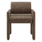 Modway - Daven Tissu Chaise de salle à manger rembourrée in Moka-7
