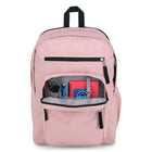 JanSport - Grand Sac À Dos Étudiant - Misty Rose-2 poches de rangement extérieures zippées