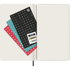 Moleskine - 2026 Agenda semainier Classic 12 mois à couverture souple - 5" x 8.25" - Noir-Pochette intérieure à soufflet assortie