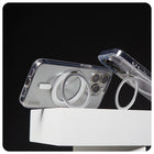 PanzerGlass - CARE avec Kickstand & MagSafe iPhone 16 - Bague argent-Réglable jusqu'à 360 degrés , positions de visionnement verticales et horizontales
