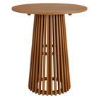 Modway - Lane Rond de 35 pouces Terrasse extérieure Bois de teck Bar Table - Naturel-Bois de teck