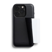 Bellroy - Étui pour téléphone portable à 3 cartes pour Apple iPhone 15 Pro Max - Noir-Contient jusqu'à 3 cartes