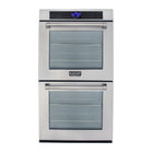 Kucht - Four mural électrique double 30 po, 10 pi³ - Acier inoxydable-Préchauffage rapide, Mode Sabbat, Cuisson par convection