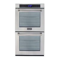 Kucht - Four mural électrique double 30 po, 10 pi³ - Acier inoxydable-Préchauffage rapide, Mode Sabbat, Cuisson par convection