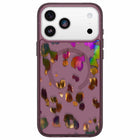 OtterBox - Étui Symmetry MagSafe avec Contrôle de la Caméra pour iPhone 17 Pro Max - Léopard Rose Shift-Technologie intégrée conçue pour prendre en charge une interaction transparente avec le contrôle de la caméra