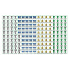MotherWord - Ultime calendrier familial de luxe pour réfrigérateur 2025-2026 - 13 1/2 po H x 18 po l - français-660 autocollants "petits rappels"