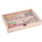 TickiT - Ensemble de sentiers forestiers - Ensemble de 37-Conception Apaisante - Toutes les pièces présentent un grain de bois lisse et naturel. Favorise le confort et la relaxation. Ajoutez cet ensemble aux activités basées sur Montessori et Waldorf, aux bacs sensoriels et aux coins apaisants