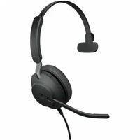 Jabra - Casque mono USB-C/A Evolve2 40 SE UC - Unified-Technologie à 3 microphones pour une performance d’appel exceptionnelle