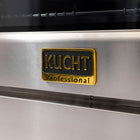 Kucht - 48 po Série KXP Cuisinière double énergie Propane - Acier inoxydable/Or-Boutons de commande en or de haute qualité