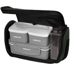 Pinnacle - Ensemble repas 6 pièces pour conservation des aliments Prata-Bec couvert hygiénique, corps intérieur en acier inoxydable, sac isotherme