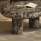 Modway - Elowen Terrasse extérieure Faux marbre Table basse, Empire-Silhouette sculpturale