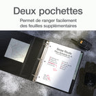 Cardinal® - Reliure XtraLife ClearVue verrouillable à anneaux en D, noire, 4 po-Format lettre  