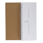 Gry Mattr - Cahier de notes de tâches à accomplir - 4,7 x 11,7 po - ligné - 100 feuilles - kraft-Cases à cocher pour marquer les tâches terminées/agenda quotidien