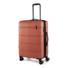 Swiss Mobility LAX 26,5 po Valise moyenne rigide - Coral-Poignée télescopique avec hauteurs de verrouillage à plusieurs niveaux