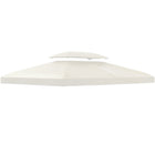 Outsunny - Canopée de remplacement pour gazebo 13,1 pi L x 9,8 pi l à deux niveaux, couverture supérieure UV, pavillon, jardin, terrasse, extérieur-Excellente addition à tout espace extérieur, comme le jardin, le parc et la terrasse  