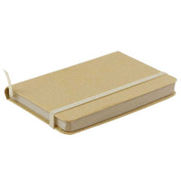 JAM Paper - Petit carnet de notes à couverture rigide avec élastique - 100 feuilles lignées - 3 3/4" x 5 5/8" - Kraft brun-Couleur : kraft marron | Soyez élégant et organisé avec un carnet de notes colouré.