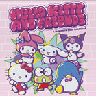 DateWorks - Mini Calendrier Mural 16 Mois Hello Kitty de 2025 - 7 po x 7 po - Anglais-Septembre 2024 - Décembre 2025