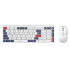 Havit - Ensemble combiné clavier et souris sans fil bimode - Blanc-DPI et touches mécaniques personnalisables : DPI réglable (800-2400) pour une sensibilité précise, associé à des interrupteurs à clé mécaniques réactifs pour une expérience de frappe tactile