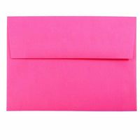 JAM Paper - Enveloppes d'invitation colorées A7 - 5 1/4 x 7 1/4 - rose vif ultra fuchsia - Paquet de 100-Nos enveloppes sont fabriquées à partir de papier de 24 lb et comportent une fermeture en gomme à rabat droit avec une finition lisse
