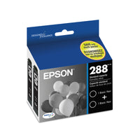 Epson – Deux cartouches d'encre 288 DURABrite Ultra (T288120-D2), noir, capacité standard-Noir
