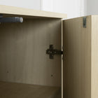 South Shore - Essence - Armoire de rangement 2 portes - Chêne blanchi-Entretien: Nettoyer avec un linge sec