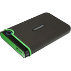 Transcend - Disque dur portable USB 3.1 Storejet 25M3 - 2 To - Vert militaire-Grande capacité. Enregistrez tout ce que vous voulez.
