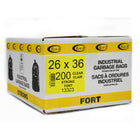Eco II - Sacs à ordures - 26 po x 36 po - fort - clair tinté - paquet de 200 -Paquet de 200
