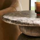 Modway - Pietra Manche intérieure Terrasse extérieure Faux marbre Table d’appoint - Empire-Convient à l’intérieur et à l’extérieur