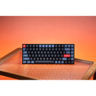 Keychron - K2 Pro White LED Wireless Mechanical Keyboard - Pro Brown Switch - 75% Layout - Black-Expérience de Saisie Améliorée - Le K2 Pro a été redessiné de l'intérieur vers l'extérieur pour améliorer l'expérience de saisie. La mousse absorbante de son ajoutée, un épais coussin en silicone amortisseur, et une plaque en acier offrent un retour réactif et un son de frappe paisible, tandis que le poids ajouté renforcera la stabilité. 