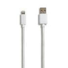 NXT Technologies - Câble tressé Lightning à USB, 10 pi, blanc-Le câble tressé de 10 pi résiste aux accrocs et aux enchevêtrements