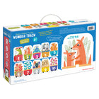 Banana Panda - Puzzle à assembler, train de chiffres, 3 ans et plus-Jeu créatif pour l'apprentissage précoce - parfait pour les tout-petits et les enfants d'âge préscolaire, les jeux d'association et les puzzles aident à entraîner la mémoire, la perception, la créativité et la motricité fine - vous avez tout cela ensemble dans un seul ensemble