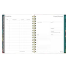 Blueline - Agenda Hebdomadaire/Mensuel 17 Mois D’Août À Décembre - 11 po H x 8 1/2 po l - Motif Floral - Anglais-Jours fériés