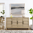 Modway - Sinya 4 portes Buffet - Chêne clair-Finition du papier laminé