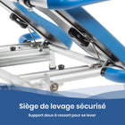 Journey - Chaise d’aisance rehausseur de toilette SoftSecure Uplift-Cadre à hauteur réglable et accoudoirs porteurs de soutien pour des transferts plus sécuritaires