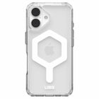 UAG - Coque Plyo robuste avec MagSafe pour iPhone 16 - Glacée/Blanche-Nouvelle conception améliorant la protection contre le jaunissement