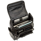Mancini - Sac à dos pour portable 15,6 po et tablette - 12po x 6po x 15po - Noir-Compartiment principal zippé