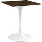 Modway - Lippa 24 po Carré Bois Table à manger, Noyer-Table à manger moderne