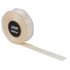 JAM Paper - Ruban de satin double face - 7/8" de large x 25 m - Ivoire-Taille : 0,875 po x 25 mètres