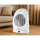 Royal Sovereign - HFN-130 Chauffage oscillant compact - Blanc-Mode ventilateur seul - Peut servir en toute saison