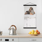 DateWorks - Calendrier Mural 16 Mois 2025 Amis - 12 po x 12 po - Bilingue-12 po x 12 po