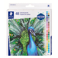Staedtler, Crayons de couleur naturels assortis à corps triangulaire de 4 mm - ensemble de 48-Crayons de couleur pour artistes de tous âges