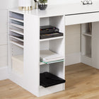 South Shore - Table pour activités artisanales Crea, blanc-Nettoyer avec un linge sec