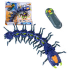 HEX Bots - Explodapede télécommandé-Contrôle RC complet : La télécommande facile à utiliser vous permet de conduire le mille-pattes en avant, en arrière et de tourner, ou de passer en mode autonome où l'Explodapede rampera tout seul, effrayant tout le monde sur son passage