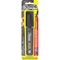 Marqueur permanent Sharpie Pro, pointe biseautée, noir-L’encre permanente est parfaite pour un usage industriel, elle marque les surfaces humides, huileuses, poussiéreuses et abrasives