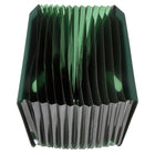 Staples - Chemise extensible verticale à 12 pochettes, format lettre, vert-La conception verticale permet un accès facile aux documents sur un bureau ou une tablette