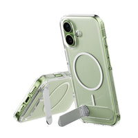 PanzerGlass - CARE Etui avec  Kickstand MagSafe pour iPhone 17 - Clear-Béquille polyvalente en aluminium recyclé conçue pour être pratique