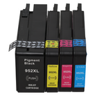 Nexink - Cartouches d’encre HP 952 HP952XL compatible à haut rendement - Combo Noir/Couleur - Paquet de 4-Conçu pour économiser