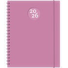 Socadis - W. Maxwell Agenda 2026 Kibo - 8.5 po x 11 po - Rose - Bilingue-Janvier à décembre 2026