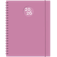 Socadis - W. Maxwell Agenda 2026 Kibo - 8.5 po x 11 po - Rose - Bilingue-Janvier à décembre 2026